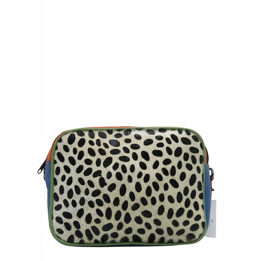 torby na ramię Skórzana torebka listonoszka damska skóra naturalna dwustronna eko OLIVKA