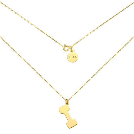 srebrne naszyjniki Złoty naszyjnik z ciężarkiem