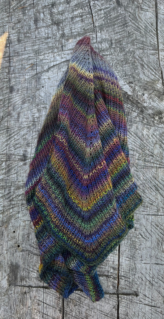 szale damskie Chustka apaszka Selma na wrzosowisku