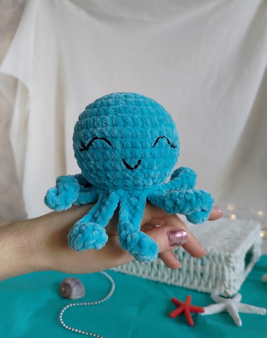 misie i maskotki Ośmiornica pluszowa, Maskotka ośmiorniczka, Prezent dla dziecka