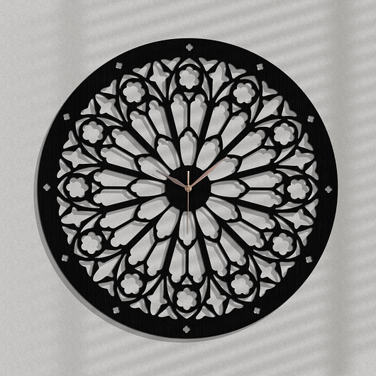 DEKORACYJNY ZEGAR VINTAGE, NOTRE DAME, 60 cm  ORNAMENTI