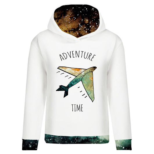 bluza z kapturem damska Bluza damska klasyczna z kapturem - ADVENTURE TIME