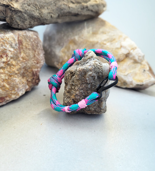 bransoletki na sznurku Z Turmalinem- damska bransoletka WSPINACZA