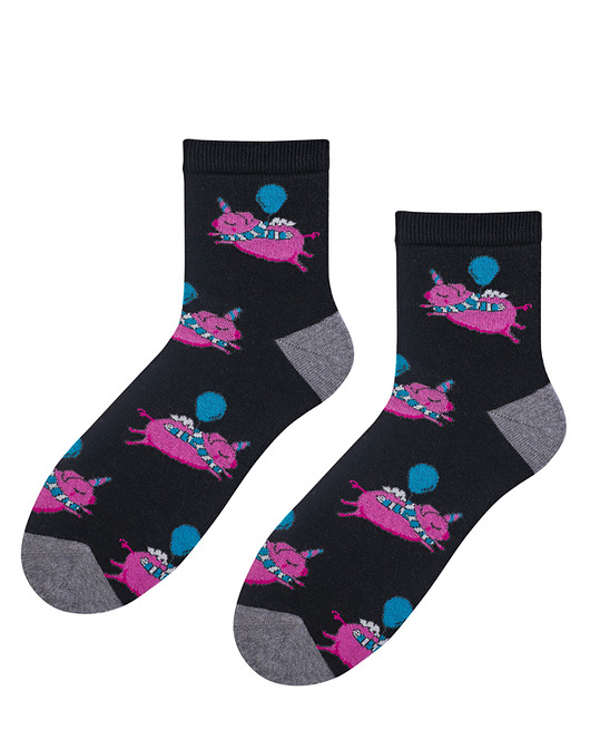 Skarpetki damskie Świnki Popsox