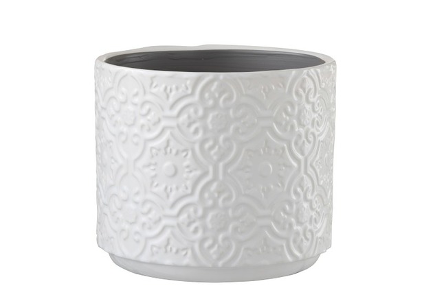Doniczka, osłonka Oriental White, 17 cm Home Design