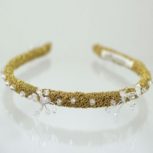 opaska kryształ swarovski gold byKate