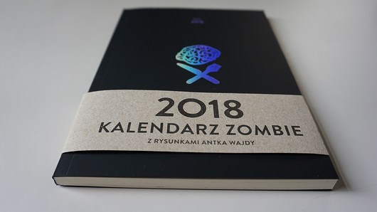 Kalendarz Zombie 2018 z rysunkami Antka Wajdy   Tajne Komplety