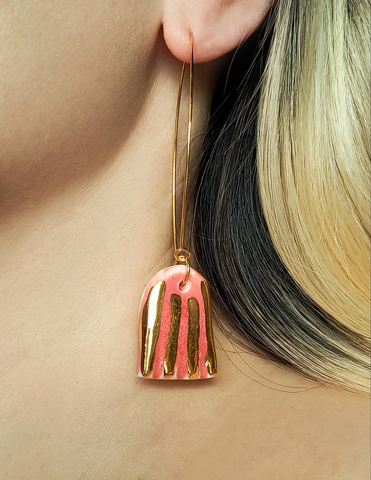 kolczyki pozłacane Kolczyki pozłacane Meduza Kolekcja Parian