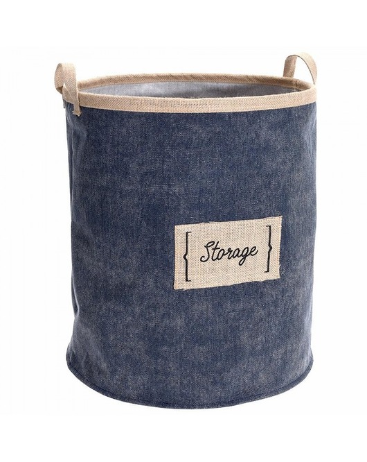 Kosz Worek Z Uchwytami Jeans MIA home