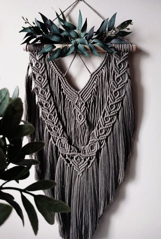 makrama,dekoracja ścienna bohemian treasures