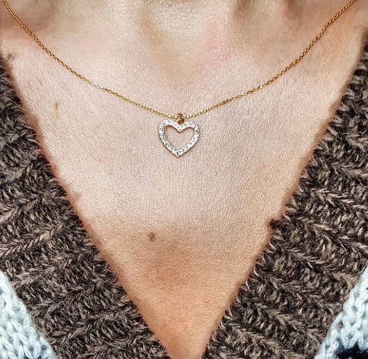 BoHo naszyjnik z sercem love Czaki Bransoletki