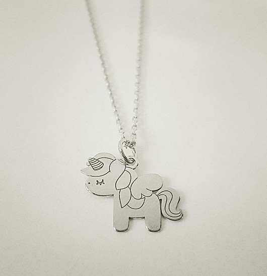 Naszyjnik unicorn jednorożec Czaki Bransoletki