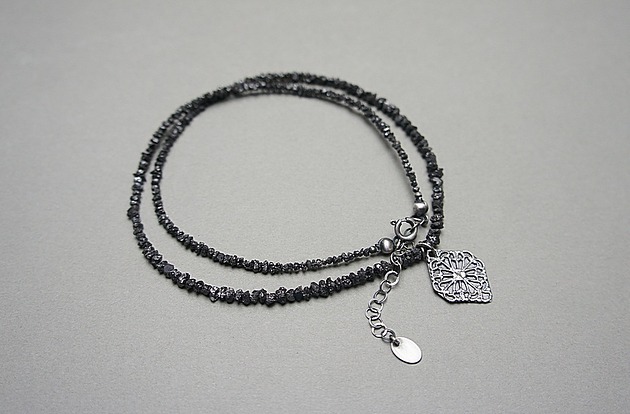 kolie Diamonds /black/ choker   naszyjnik