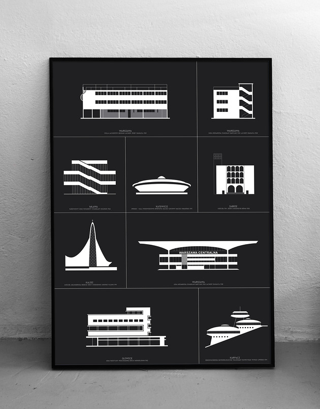 plakaty Ikony polskiego modernizmu  plakat 50x70 cm