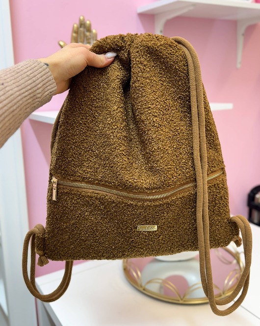 plecaki Plecak Worek boucla karmel