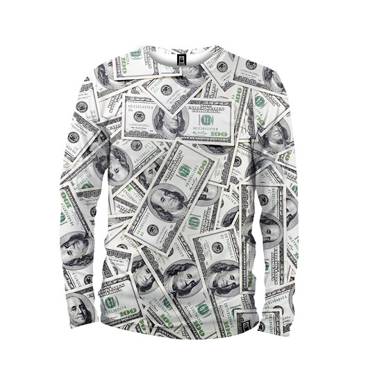 bluzy męskie Koszulka Longsleeve Męska DR.CROW Dollars