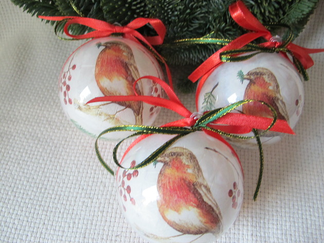 bombki Bombki Rudzik  3 szt