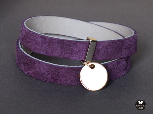 Purple one ring gold barboleta