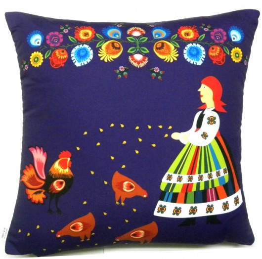 Poduszka dekoracyjna folk Gaul Designs