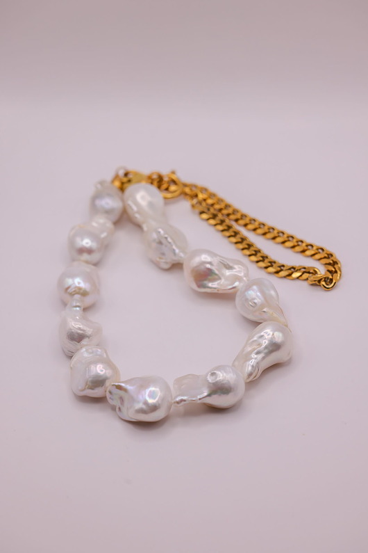 naszyjniki - inne ROMEO PEARLS naszyjnik złoty