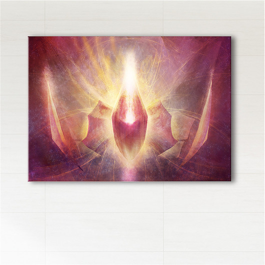obrazy Obraz energetyczny - Odwaga - płótno