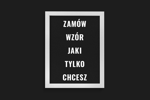 Plakat jaki tylko chcesz Kwadrat i.