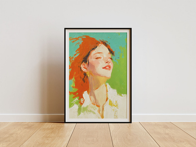 plakaty Plakat - Happy redhead