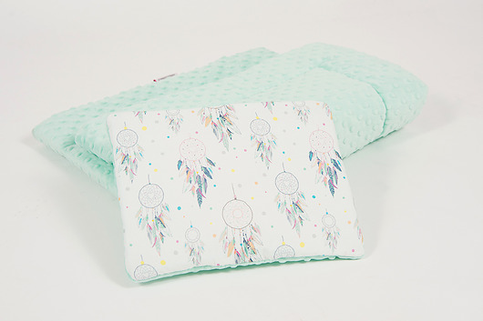 Podusia do wózka - m. łapacze snów - 23x30 cm Minky and Cotton