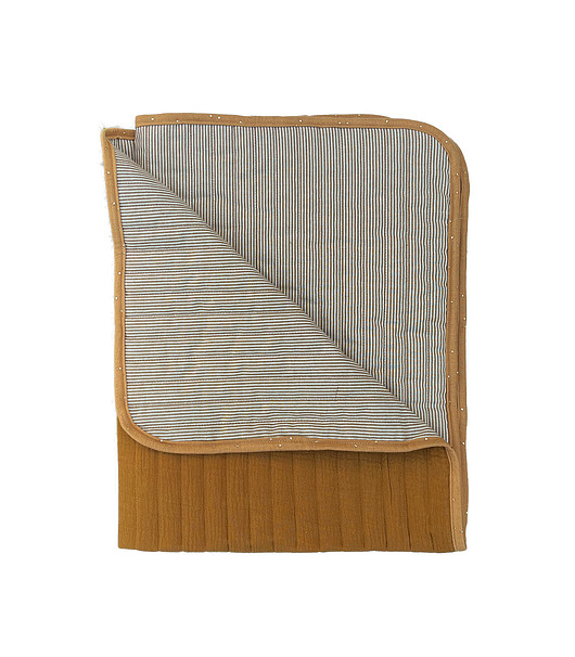 kocyki, kołderki, pościel dla dzieci Vintage stripes beige - kocyk niemowlęcy