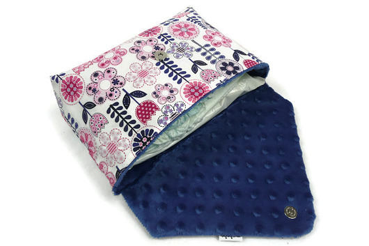 Etui na pieluchy kwiaty mabebe
