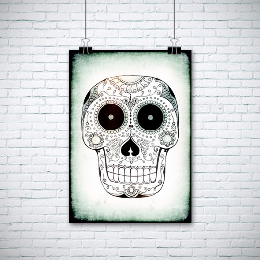 Skull A3 Malgorzata Domanska