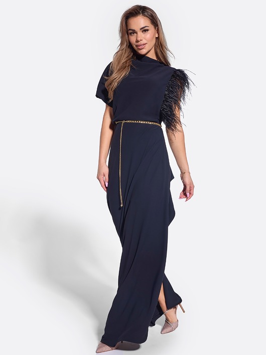 sukienki maxi damskie Suknia Izabelle czarna