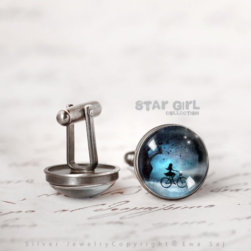 Star Girl Collection - spinki srebrne pr. 925 Ewa Saj Fotografie