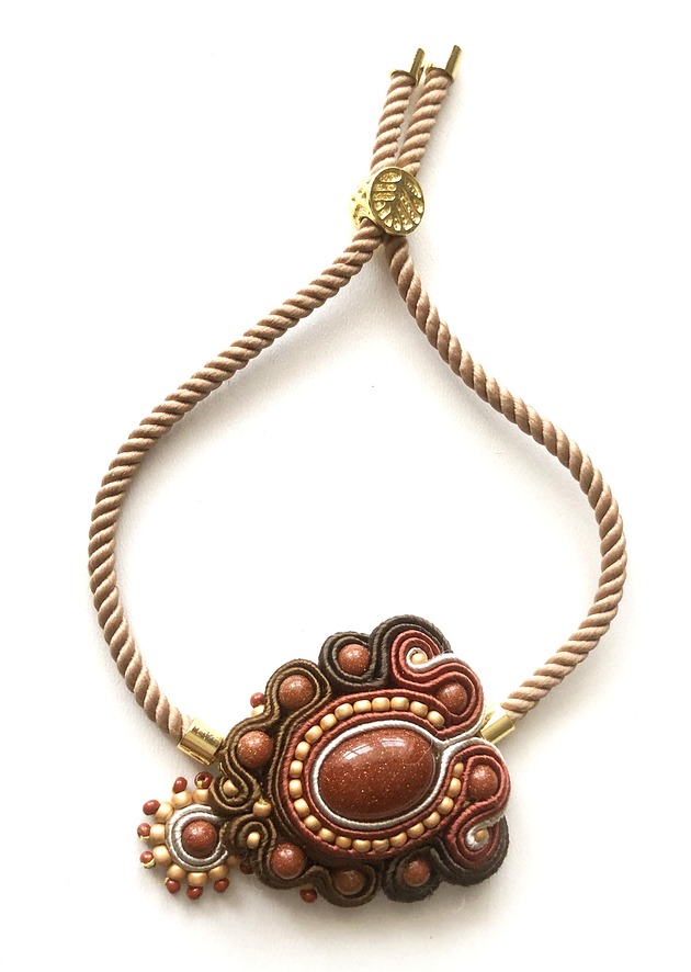 bransoletki soutache Elegancka sutaszowa bransoletka FLORENCE