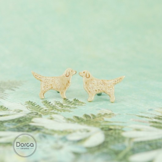Golden retriever mini pieski- ceramiczne sztyfty Dorca