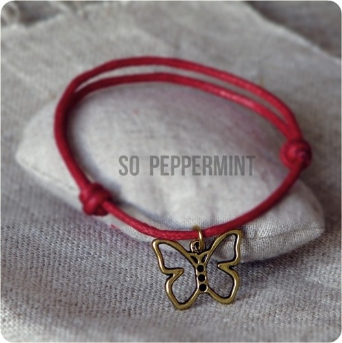 Cord & Knot - motylek sopeppermint