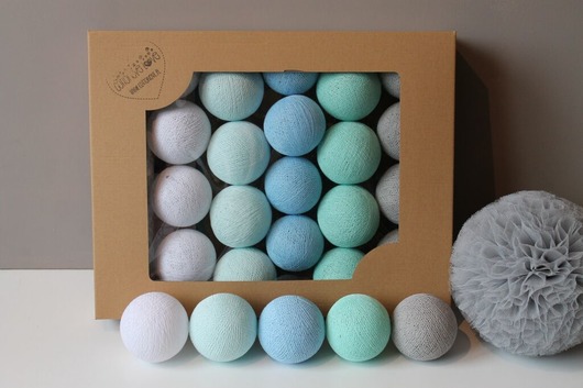 Cotton Balls Mint Pastel 20 szt. MIA home