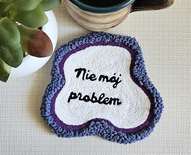podkładki do kuchni Podkładka/podstawka pod kubek "Nie mój problem"
