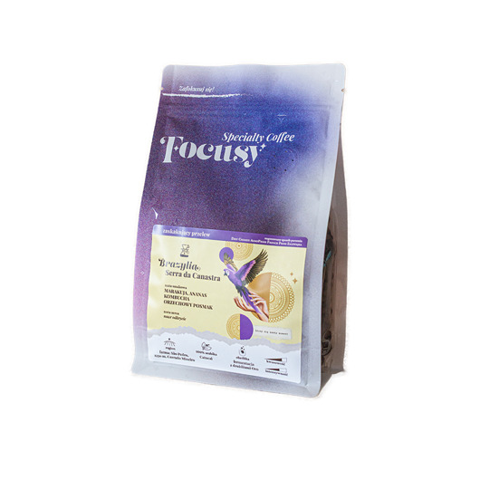 kuchnia - różne Kawa ziarnista BRAZYLIA Serra da Canastra  zaskakujący przelew 250 g