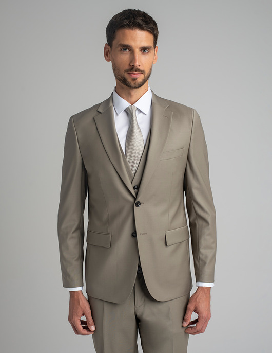 marynarki męskie Marynarka do zestawu brione greige slim fit