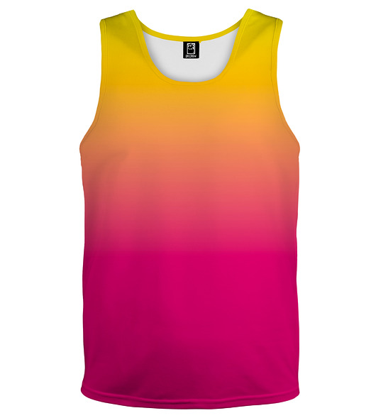 t-shirty męskie DR.CROW Bokserka Męska Ombre Yellow Pink