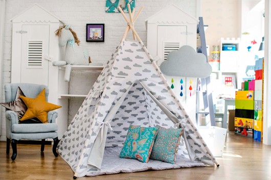 Namiot tipi w chmurki TeePee