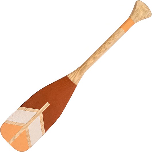 Ozdoby na ścianę Pagaj John Paddle Ozdoba Kolorowy Malowany 60 cm WZ1
