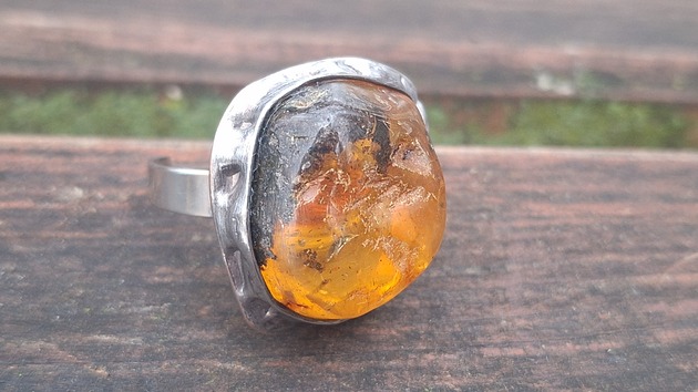 pierścionki - różne Big - pierścionek regulowany