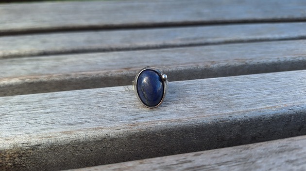pierścionki - różne Lapis lazuli - pierścionek regulowany