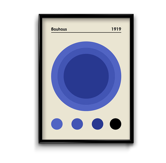 plakaty Plakat Bauhaus Blue No.2