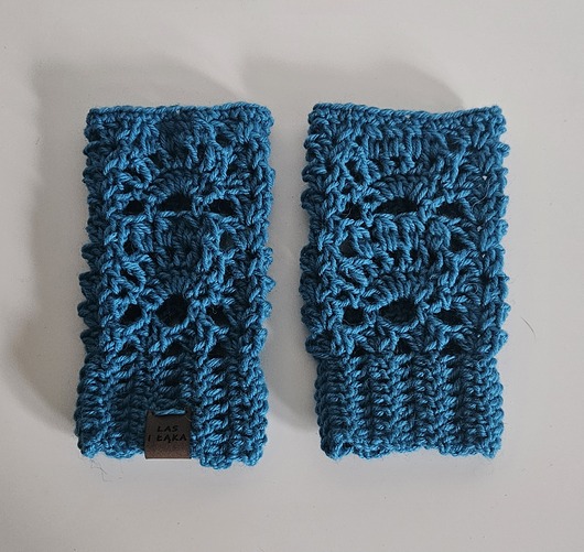 rękawiczki damskie Mitenki retro z wełny