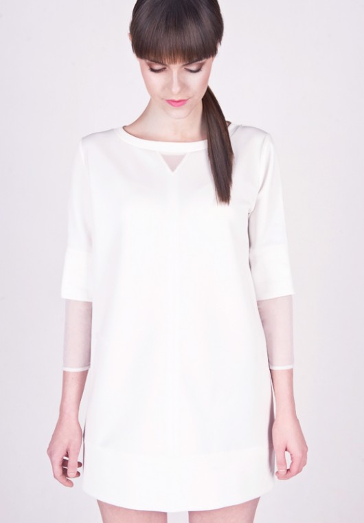 sukienka Pretty in white by Orianne
