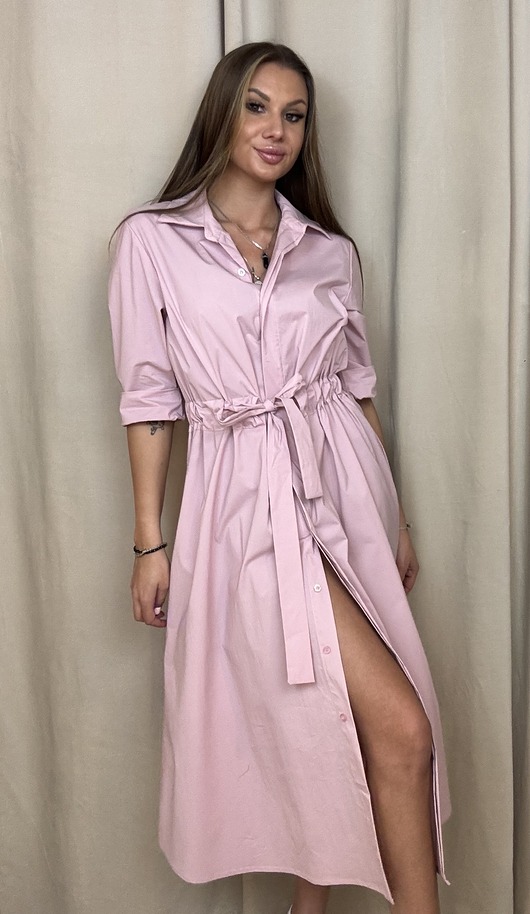sukienki midi damskie Sukienka Midi ze ściągaczem Rosa