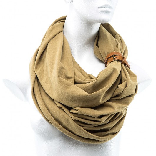 Dzianinowy Komin Tuba Szal HONEY (pasek) CADOaccessories
